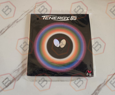 Butterfly Tenergy 05 ProfessionalTable Tennis Rubber| 2.1 mm| Black | 1 Sheet