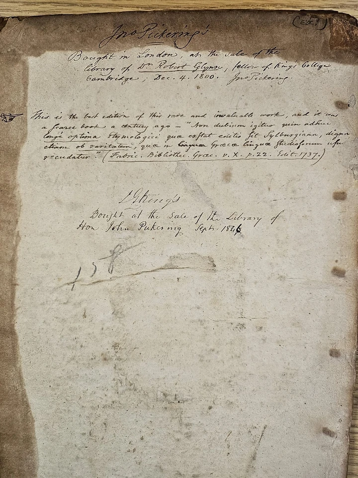 Etymologikon to Mega Egoun he Megale Grammatike rare First Edition 1594 - Image 3 of 4