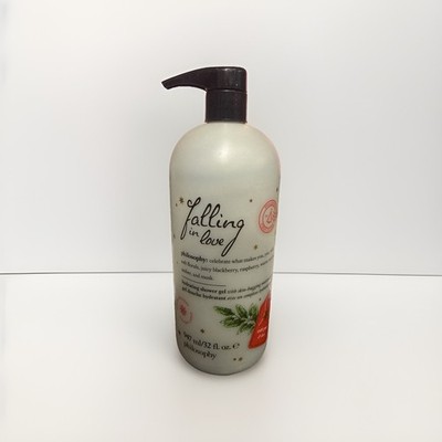 Philosophy Falling in Love Hydrating Shower 32 oz New + Pump Holiday Cheer EDIT