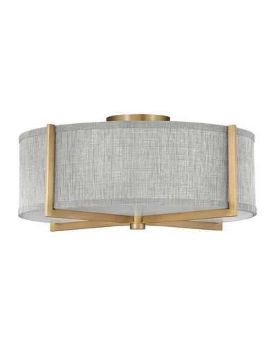 Hinkley Lighting 41707 Axis 20"W Galerie Semi-Flush Ceiling - Brass - Picture 1 of 5