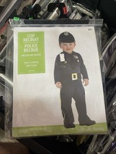 Cop Recruit Police Officer Costume Halloween Baby Size Infant 6-12 Months NWT