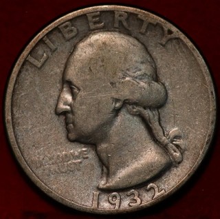 1932 D Denver Mint Silver Washington Quarter