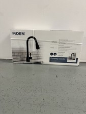 Moen 87260BL Matte Black Doherty Black 1-Handle Pull-down Kitchen Faucet