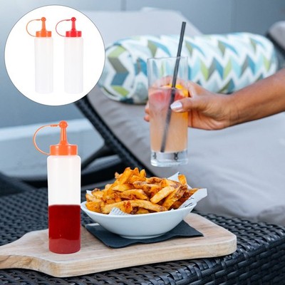 2 Pcs Squeeze Flaschen Icing Würze Flasche Squirt Würze Flasche