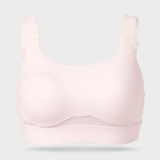 Duluth Women's Plus Adjustabust High Impact Bra, Pink Quartz NEW WT