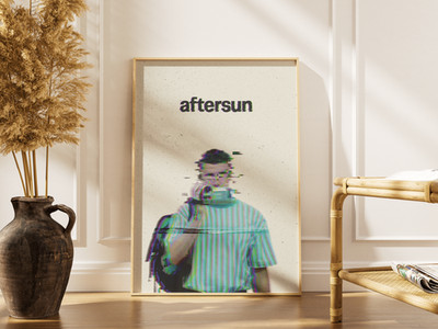 Aftersun Poster 30x40 Glitch Aesthetic Indie Film Film Poster Print