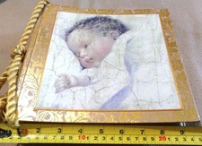 Tera Traditions Photo Album Hand Guilded Gold Creation Holds 200 Photos 4" X 6"
