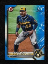 2022 Bowman Prospects Blue Border 26/150 Branlyn Jaraba #BP-15 4b9