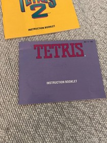 Tetris 1 & Tetris 2 - with Manuals Nes Games Lot. Tested and Working!