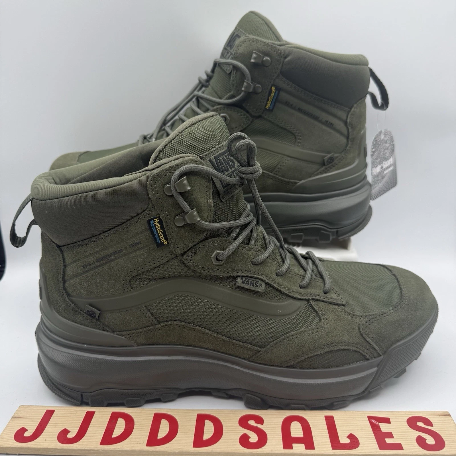 Vans MTE Crestline Waterproof Hiking Boots Leaf Green Men's Sz 11.5 NEW