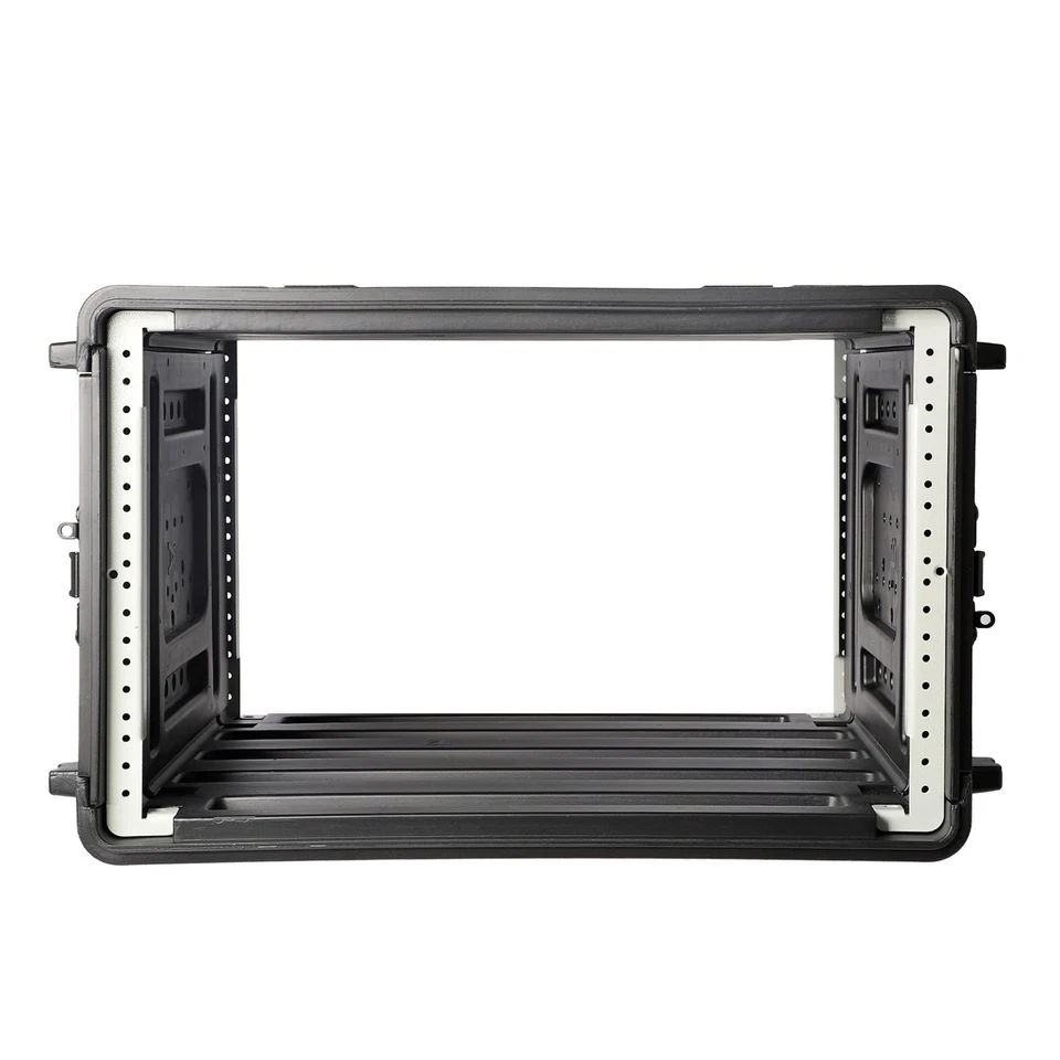 Rack Case 6U Space Shallow 15" Deep shell Light Weight 19" wide DJ Touring Case - Image 4 of 4