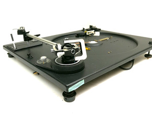 Abdeckung mit Tonarm für Dual Plattenspieler 504