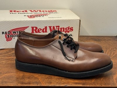 RED WING POSTMAN OXFORD shoes 9401-2 US 12 B UK 11 46 1980s UNWORN