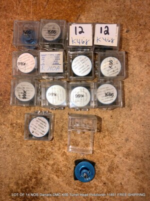 LOT OF 14 NOS Daniels DMC K66 Turret Head Positioner 11851 FREE SHIPPING