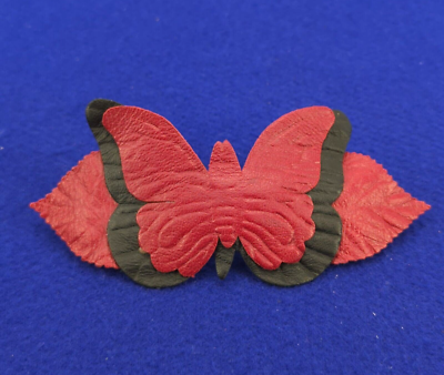 Vintage Gothic Butterfly Hair Clip Large Whimsical Wooden Hair Needle Pin  main image 2