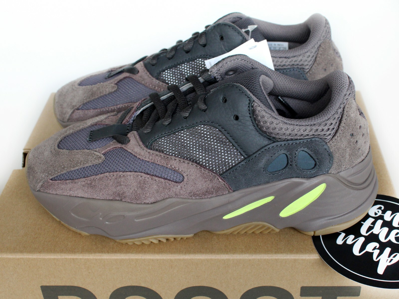 Adidas Yeezy Boost 700 V1 Mauve Brown Purple Green UK 3 4 5 6 7 8 US New