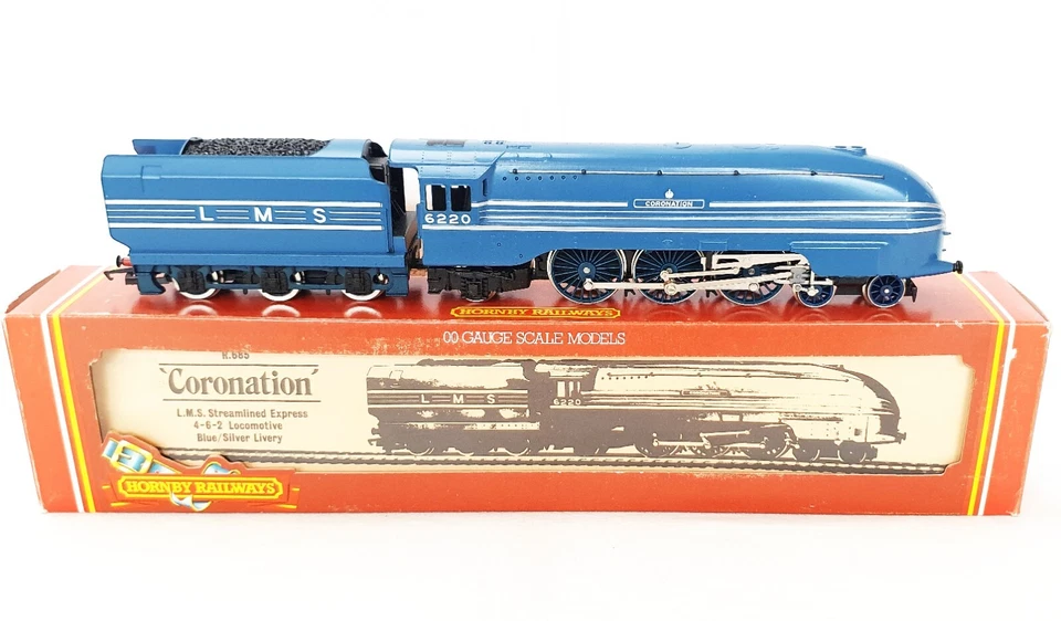 Hornby OO HO British LMS Class 7P "CORONATION" Streamline Steam Locomotive MIB! - Image 2 of 4