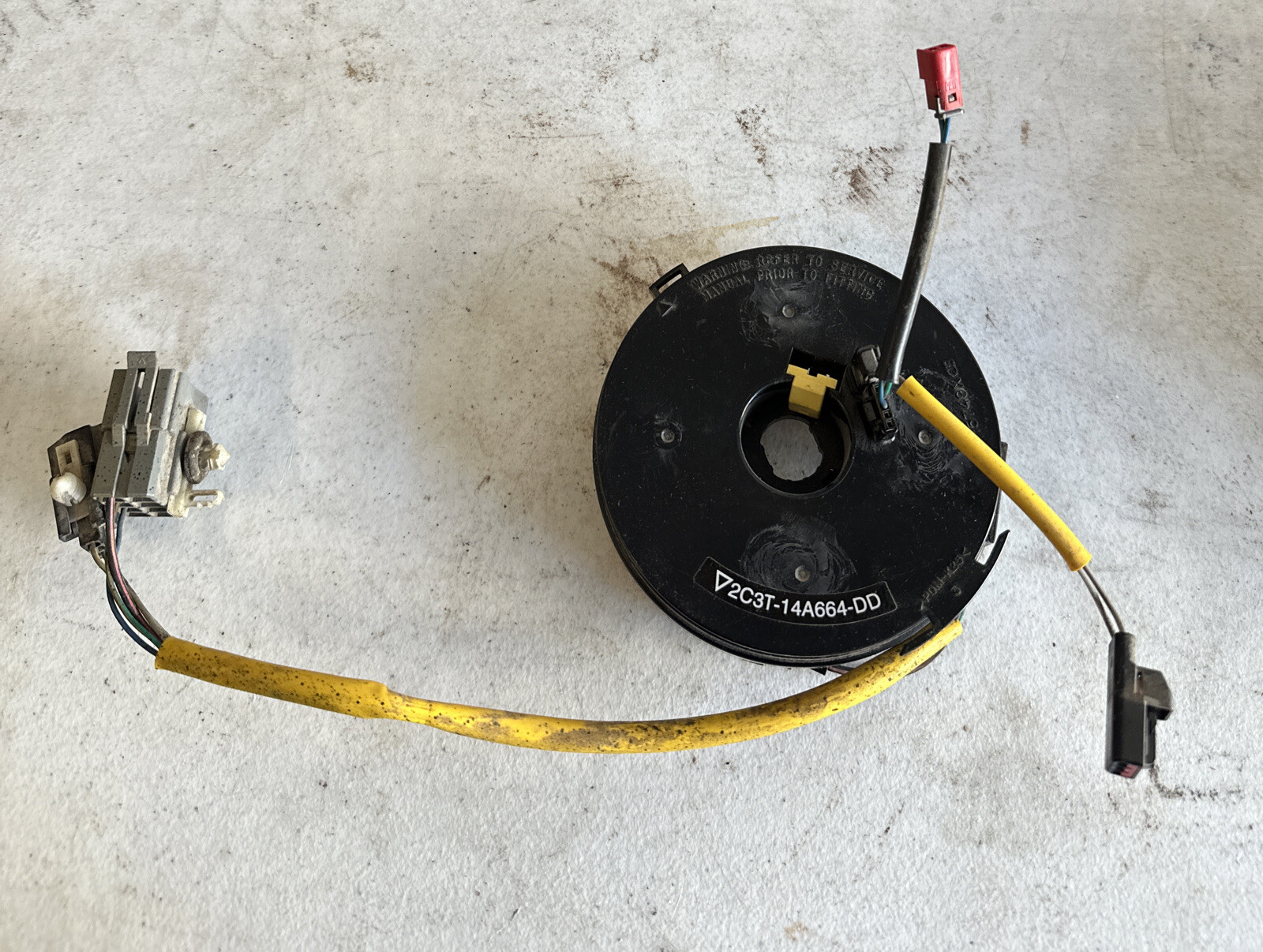 Ford F250 F350 XL OEM Steering Wheel Clockspring 19992004 W/O CC eBay