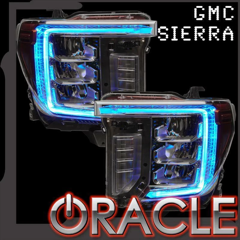 Oracle Lighting 20-23 se adapta a GMC Sierra 2500 3500HD faros Drl actualización 1451-334 Foto 2 de 4