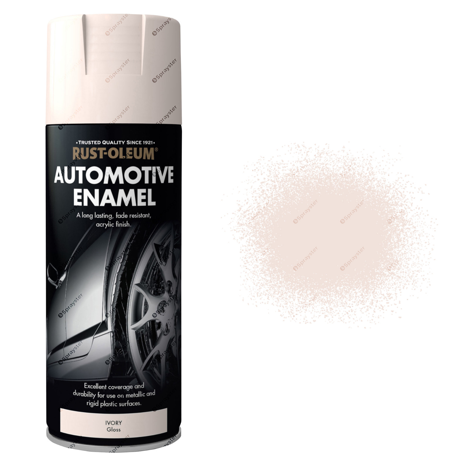 x2 RustOleum Auto Automotive Enamel Car Aerosol Spray Paint Ivory