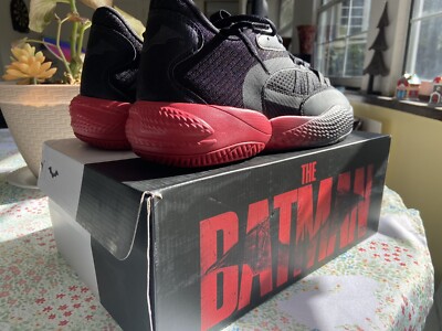 Puma Court Rider Batman Mens Black Canvas Lace Up Athletic