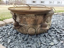 Vintage / Antique Victorian Ceiling Light 2 Lights Electric 