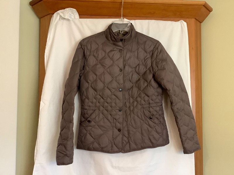Eddie Bauer Vintage 550 Fill Power Down Jacket Mauve Sz Medium