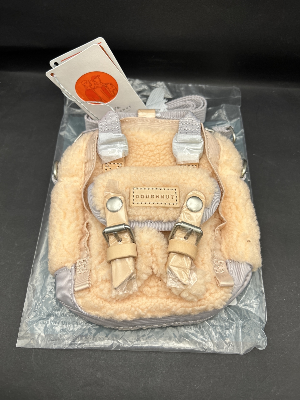 Donut Macaroon Pequeño Esponjoso Serie (Amanecer Suave X Polvo Morado)