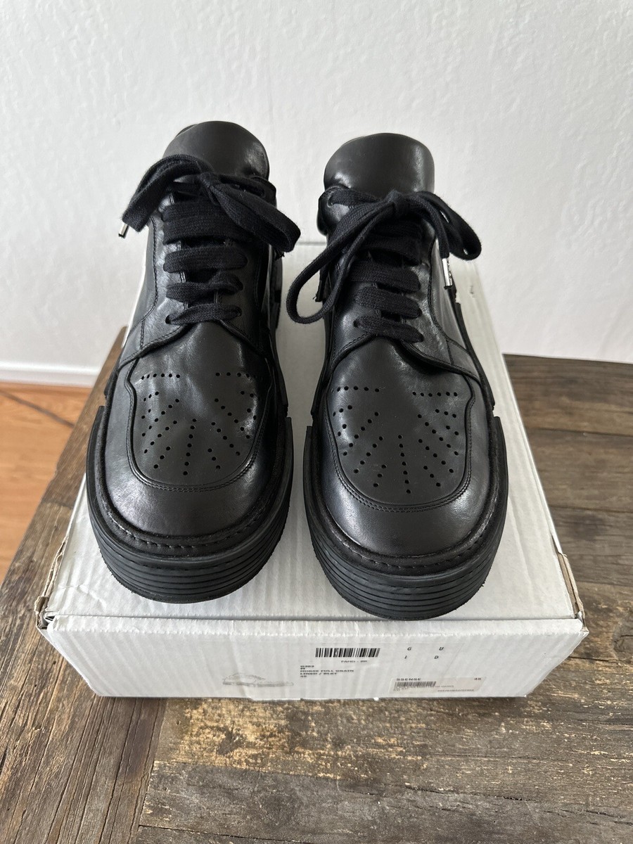 スニーカー GUIDI LEATHER SLIPPER SNEAKERS Guidi GJ02 Low-top Full Horse Leather Sneakers - Black US 12