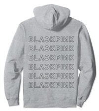 BLACKPINK Official Block Logo Pullover HoodieLARGE L