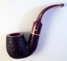 Savinelli Roma Lucite #614 Oom Paul Full Bent Tobacco Smoking Pipe - 5235K