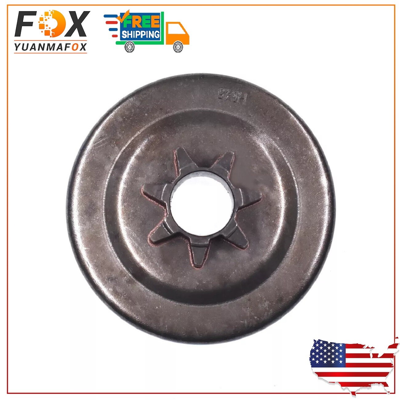 Husqvarna 340 345 346 350 351 353 445 450 Chainsaw Clutch Drum Sprocket Replacement-image