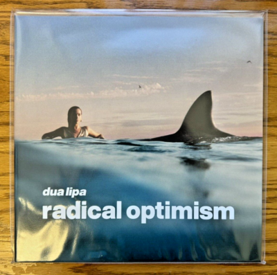 Dua Lipa Radical Optimism Vinyl + SIGNED Photo! Blue/White Split