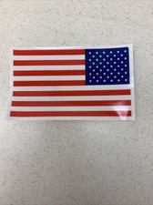 American Flag Decal Cling place on inside of window 