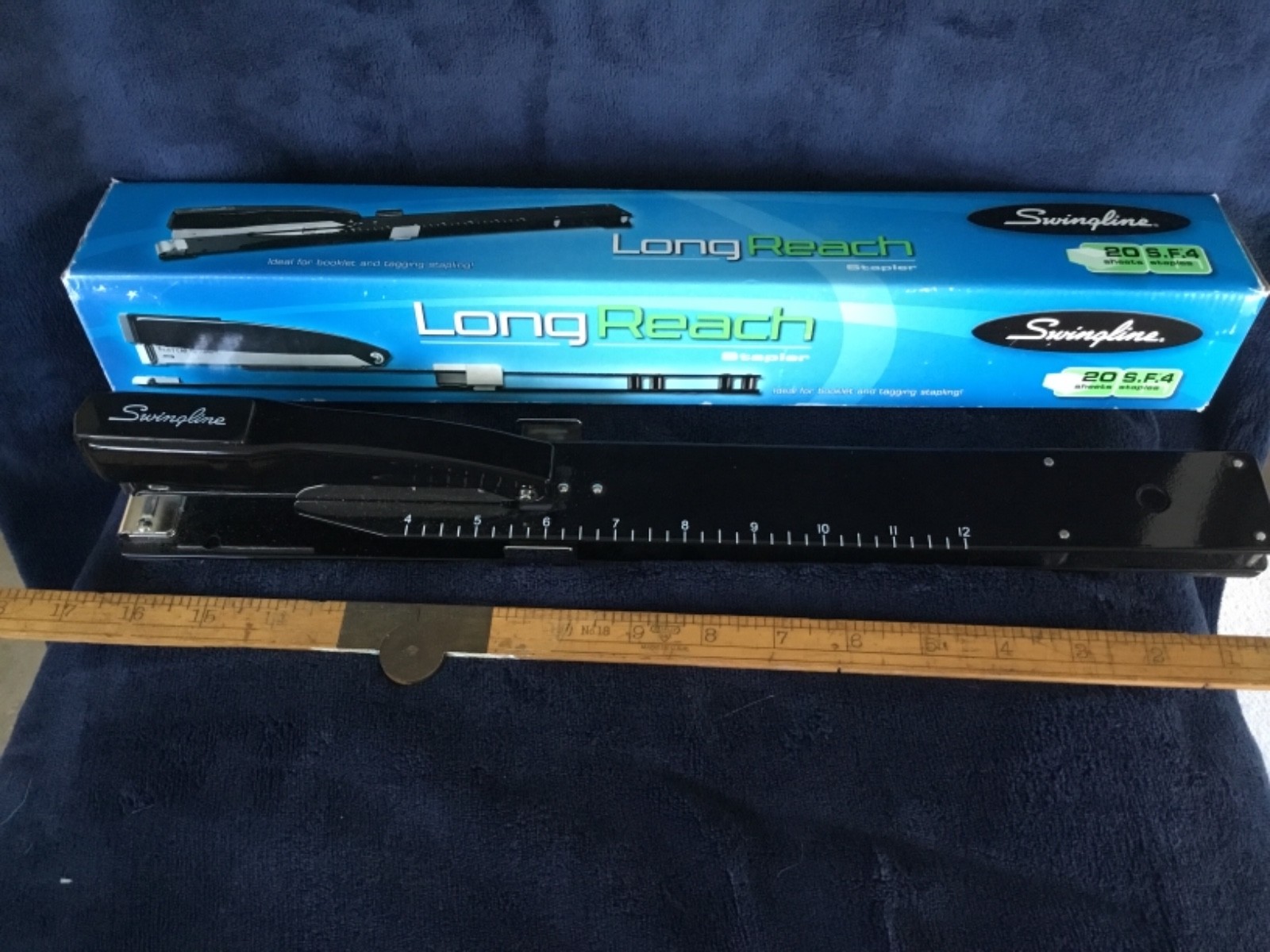 Swingline Long Reach Stapler in Excellent Condition with Original Box-image