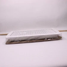 Hart & Cooley White Floor Diffuser Steel 6" x 12" 010766