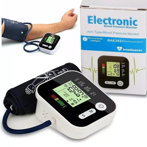 Digital Automatic Machine Blood Pressure Monitor Upper Arm BP Heart Rate Machine - Picture 4 of 12