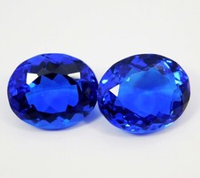 Certified 104.90 Ct Natural Blue Tanzania OF Tanzanite Oval Cut Gemstone Lot