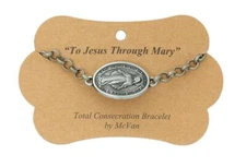7.5in Total Consecration To Mary Bracelet Comes with Hang Card