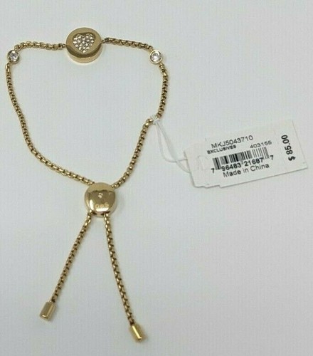 Michael Kors MKJ5043710 Damenarmband goldfarben Edelstahl Kristall Akzente - Bild 3 von 3
