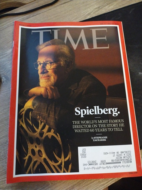 TIME MAGAZINE Steven Spielberg December 5 - 12 2022 The Fabelmans