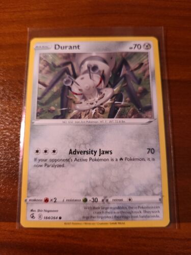 Pokémon TCG Durant 184/264 Common Fusion Strike *1398  - Photo 1/2