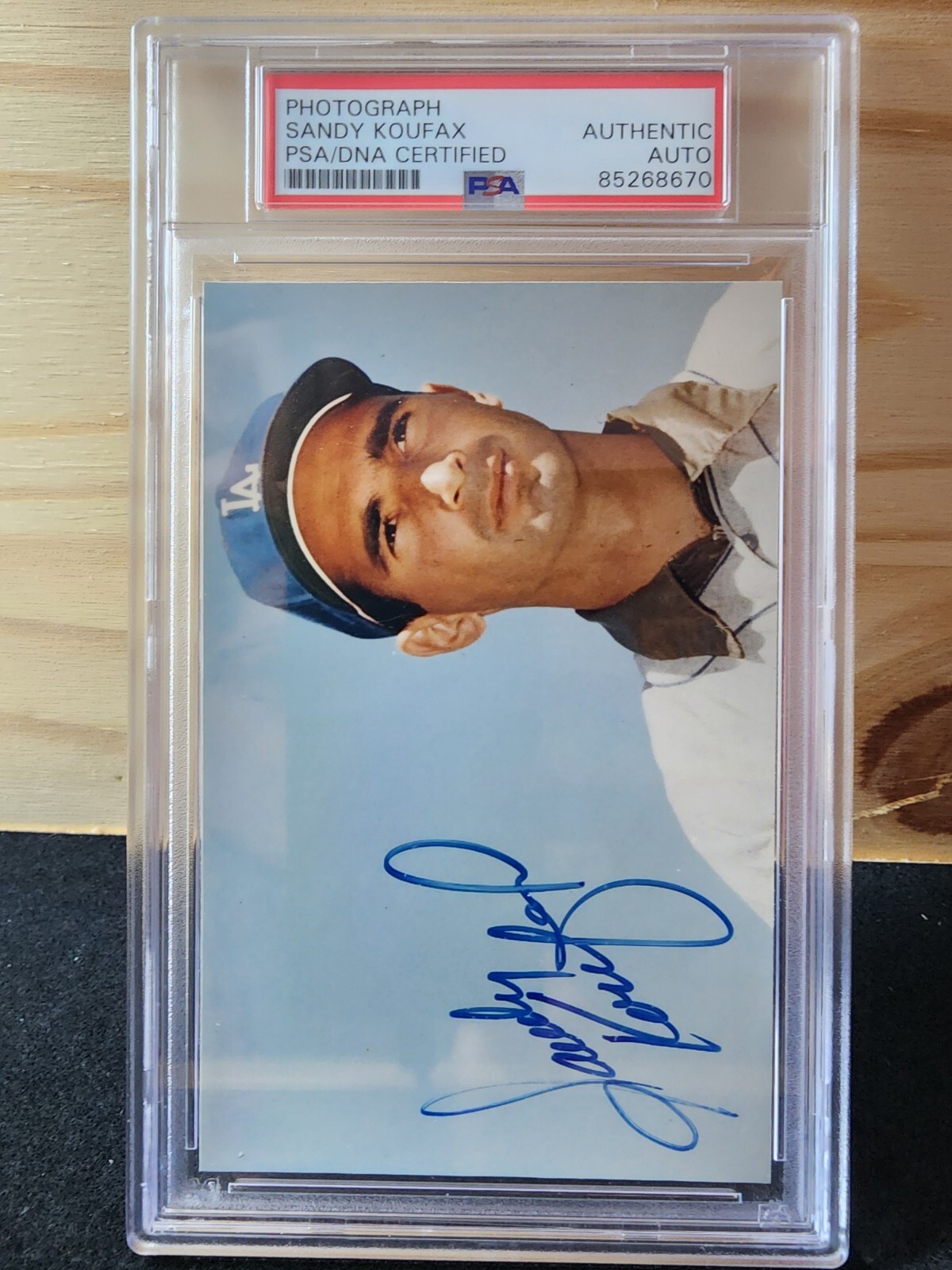 Photograph SANDY KOUFAX Authentic Auto PSA/DNA Certified 