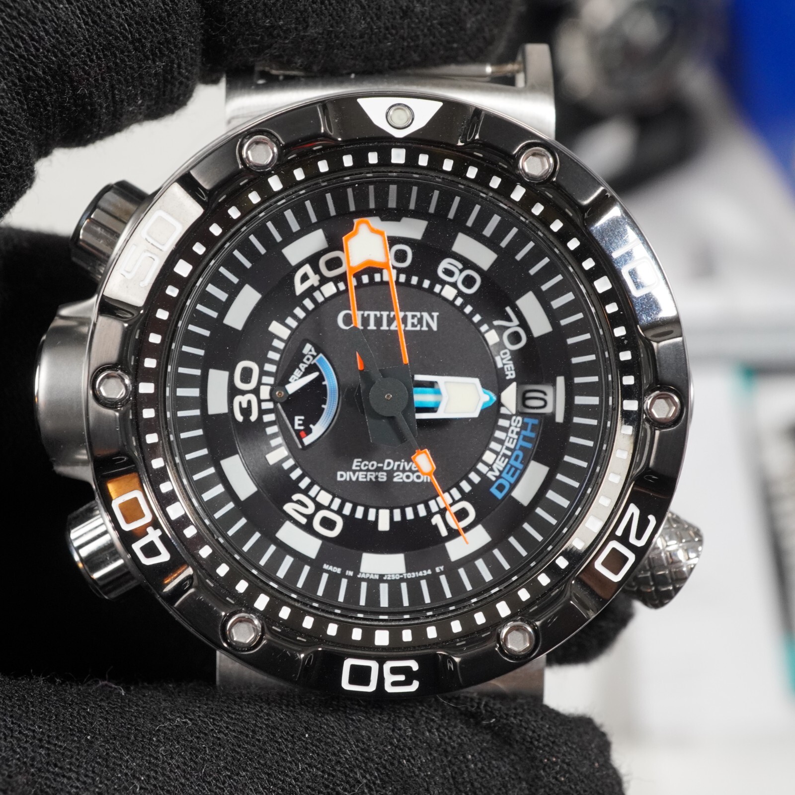 Citizen Eco-drive Promaster Aqualand 200M Depth Meter 50mm BN2029