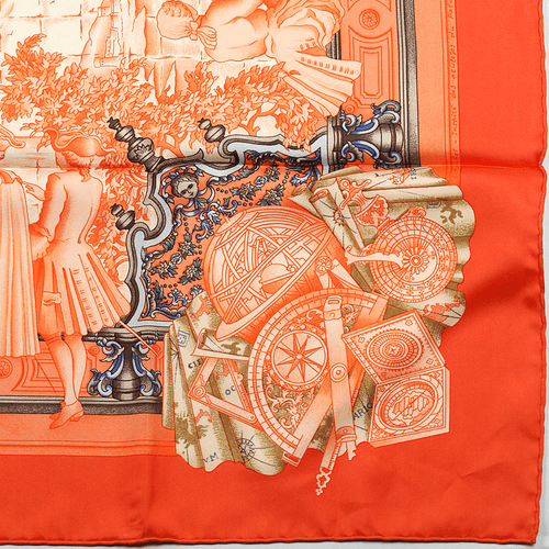 Hermes Scarf AZULEJOS 90cm Silk Carre Foulard CATHERINE BASCHET - Picture 3 of 6