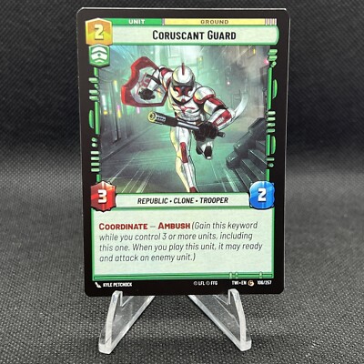 Star Wars Unlimited Coruscant Guard Twilight of the Republic TWI Regular #106