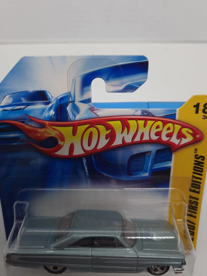 Hot Wheels Mattel 2007 primeras ediciones #L5364 plateado Ford Galaxie 1964 500 Xl nuevo Foto 2 de 4