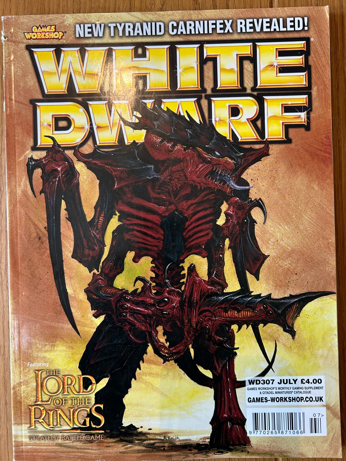 White Dwarf Issue 307 Warhammer Games Workshop Vintage Magazine July ...