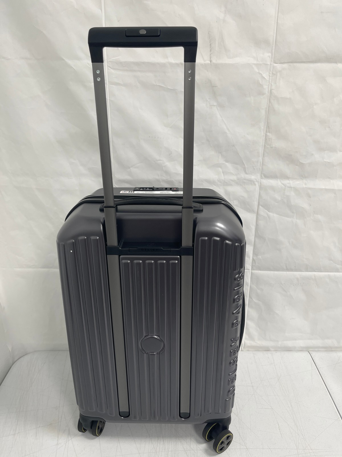 Delsey Paris 22" Front Lid Carry-On Hardside Spinner Luggage, Graphite