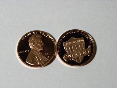 2017 Lincoln Shield Cent  S - Proof - Uncirculated